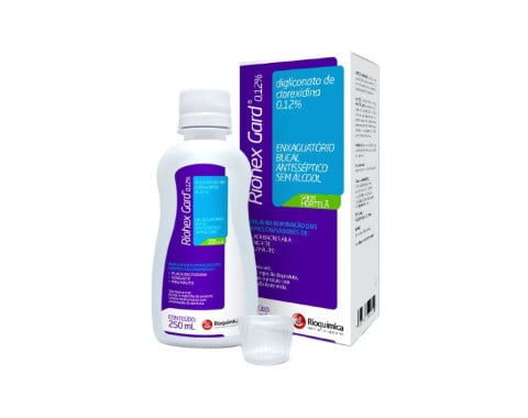 Enxaguante Bucal Riohex Gard 0,12% 250ml - Rioquímica 
