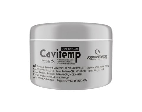 Cimento Obturador Livre de Flúor Cavitemp - Iodontosul