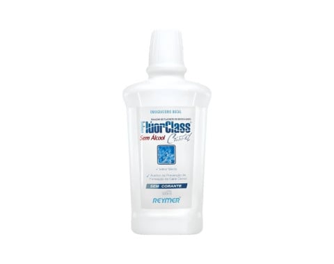 Enxaguante Bucal FlúorClass Cristal 500ml - Reymer