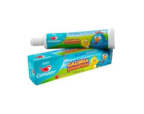 Gel Dental sem Flúor Galinha Pintadinha - Condor