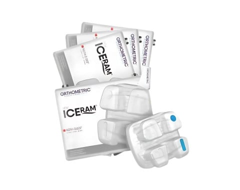 Kit Bráquete Cerâmico Iceram Roth 0,022'' 4unid - Orthometric