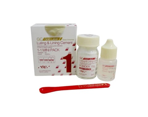 Ionômero de Vidro Para Cimentação GC Gold Label 1 - GC
