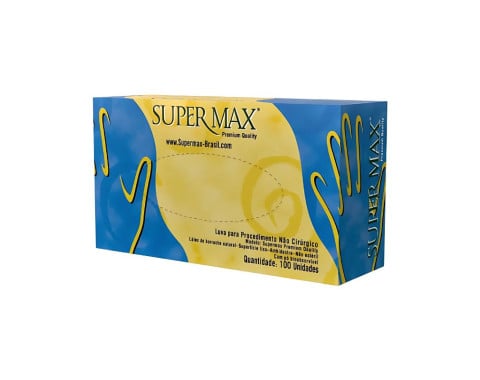 Luva Látex Com Pó - Supermax