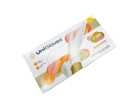 Luva Procedimento Látex&nbsp;Sem Pó G - Unigloves