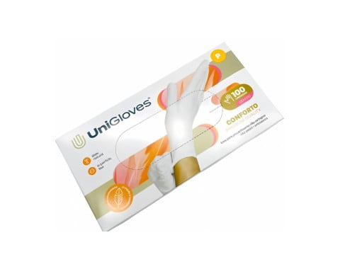 Luva Procedimento Latex Sem Pó - Unigloves