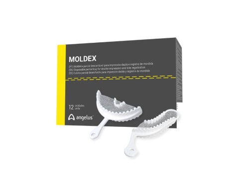 Moldeira Dupla Descartável Parcial Moldex Sortido - Angelus