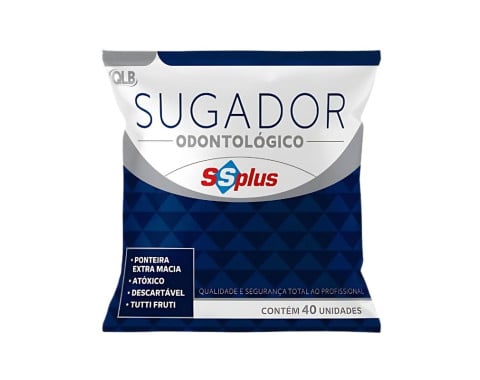 Sugador Descartável Odontológico Tutti-Frutti - SSPlus
